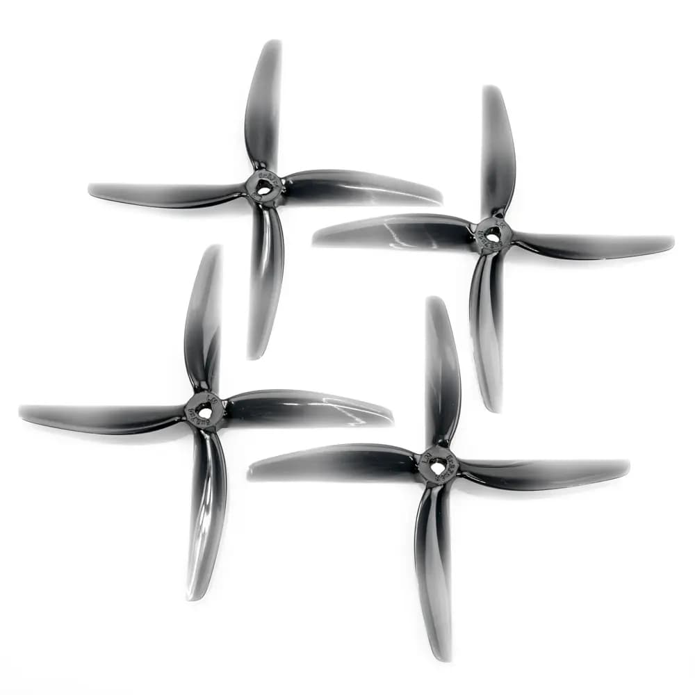 Lumenier 5x3.7x4 Propeller (Set of 4 - Smoke) - 5" - Black for fpv drones 1