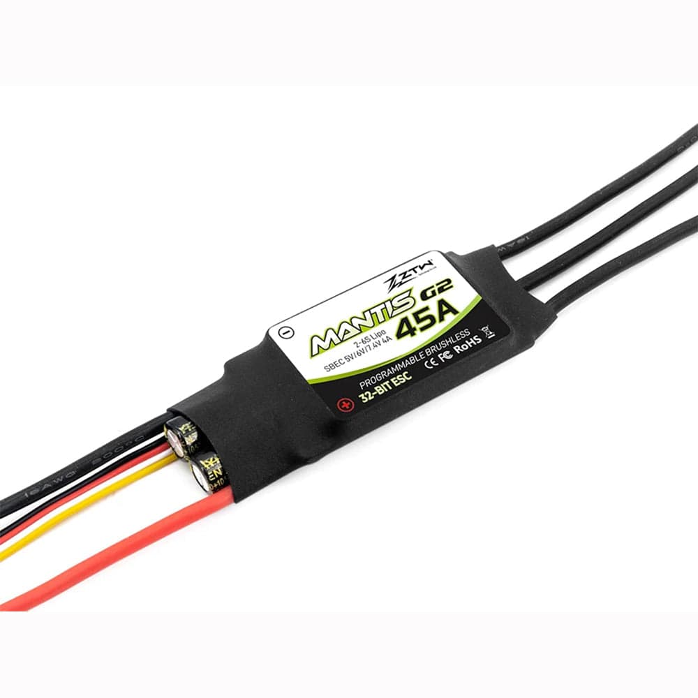 ZTW Mantis 45A SBEC G2 Brushless 32-Bit ESC for Airplane and Wing for fpv drones 1