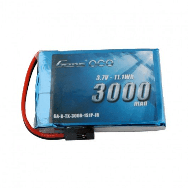Gens Ace 3000mAh 3.7V 1S1P TX Lipo Battery Pack For Transmitter for fpv drones 1