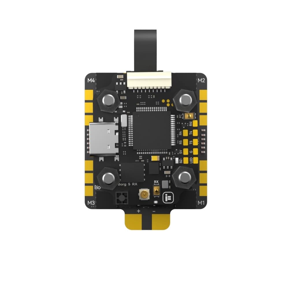 iFlight Borg Stack - 5S RX F4 FC + 60RS 60A 4-in-1 BLHeli_32 4-8S ESC - 20X20 - 4.75 for fpv drones 3