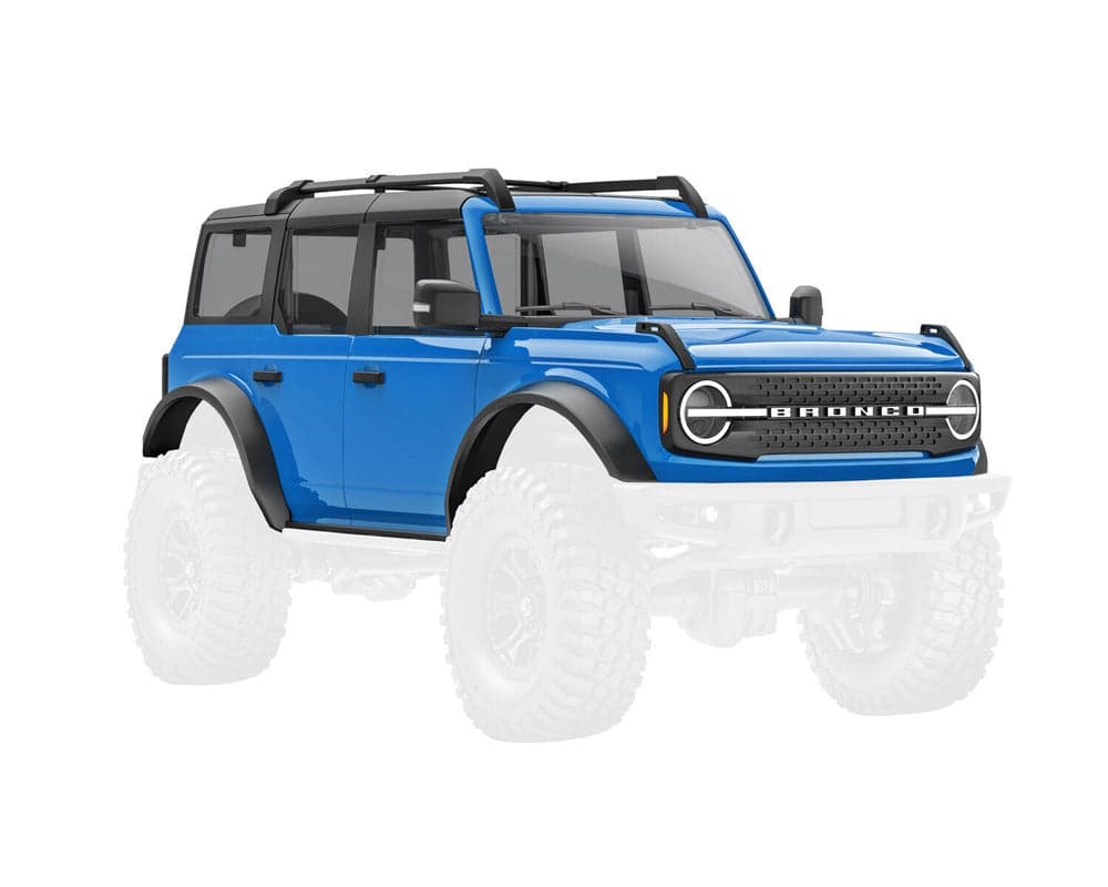 Traxxas 9711-BLUE TRX-4M Complete 1/18 Ford Bronco Blue Body for fpv drones