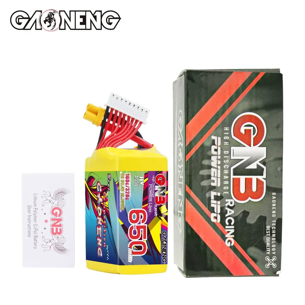 GAONENG GNB LiHV 8S 30.4V 650mAh 160C LiPo Battery XT30 [DG] for fpv drones 5