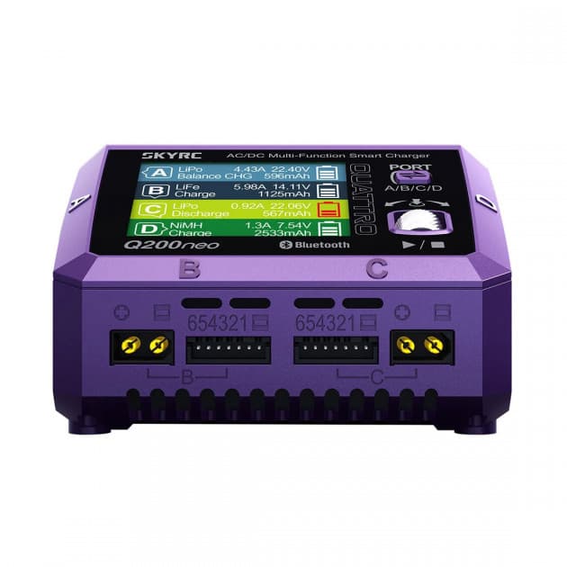 SkyRC Q200neo four-channel charger for Lipo batteries for fpv drones 2