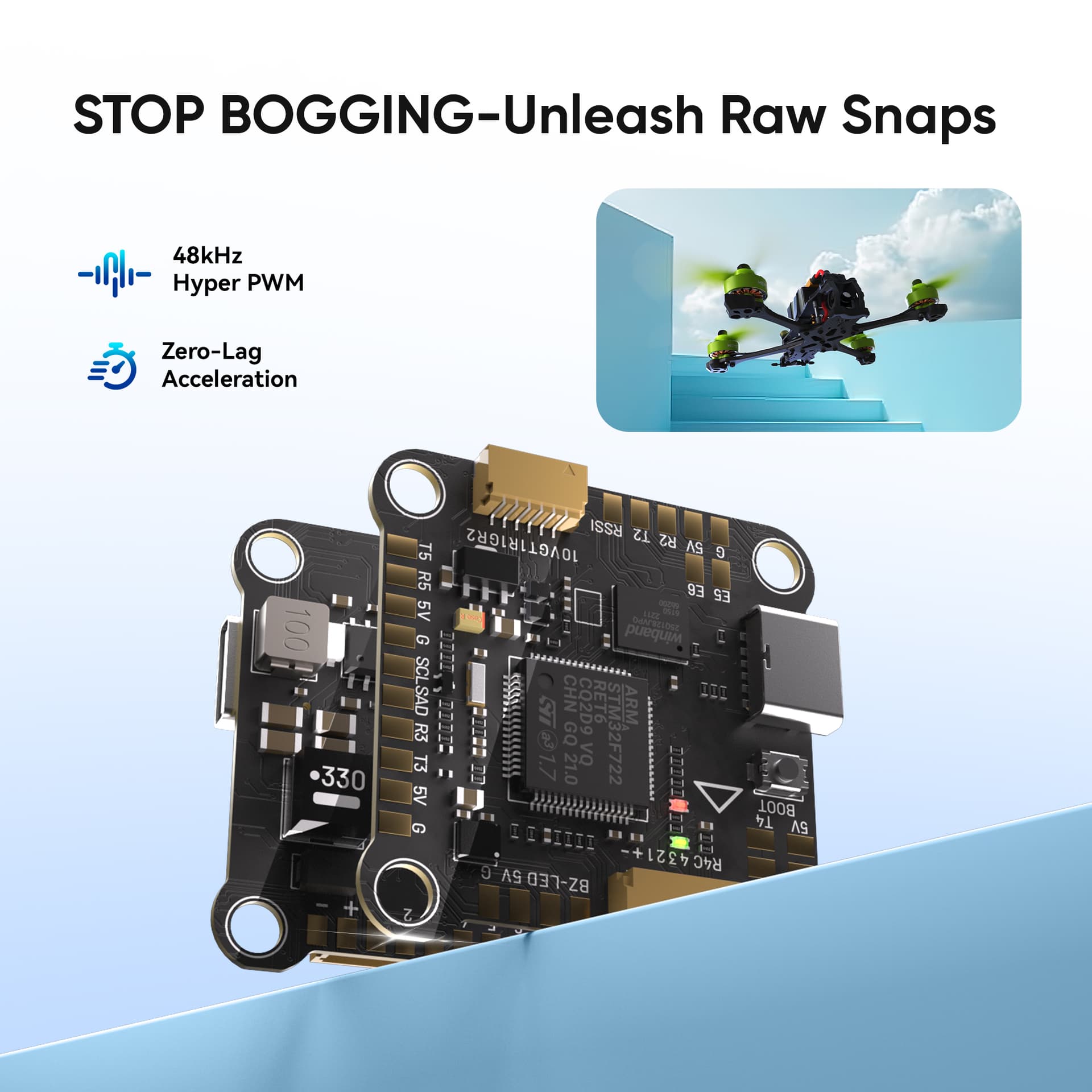 MEPS SZ F7 HD Quad Flight Controller-30.5x30.5 for fpv drones 7