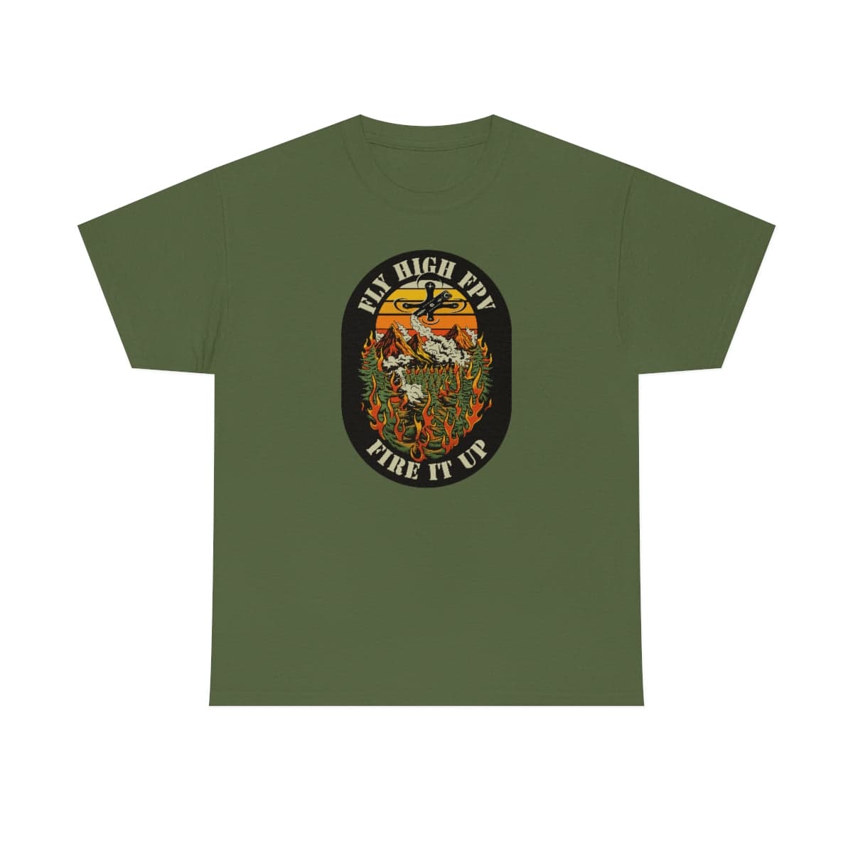 Fire it Up - T-Shirt for fpv drones 10