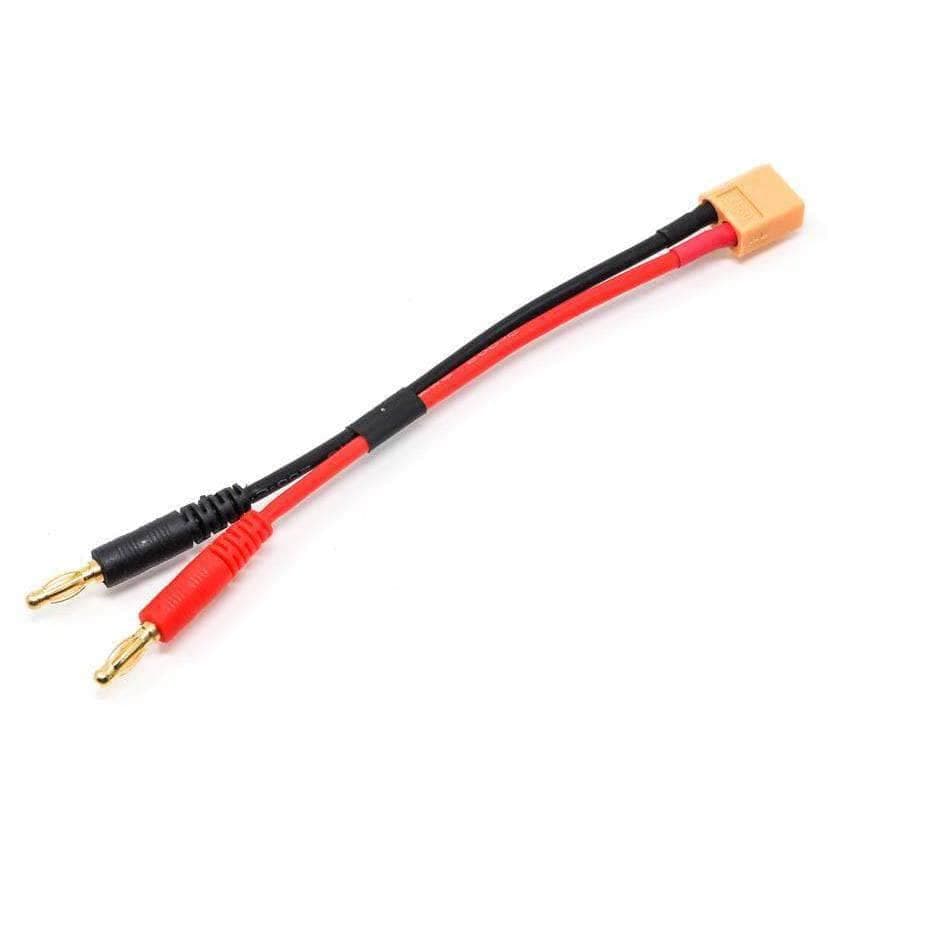 Banana Plug to XT60 or XT30 for Lipo Battery Chargers - Choose Version for fpv drones