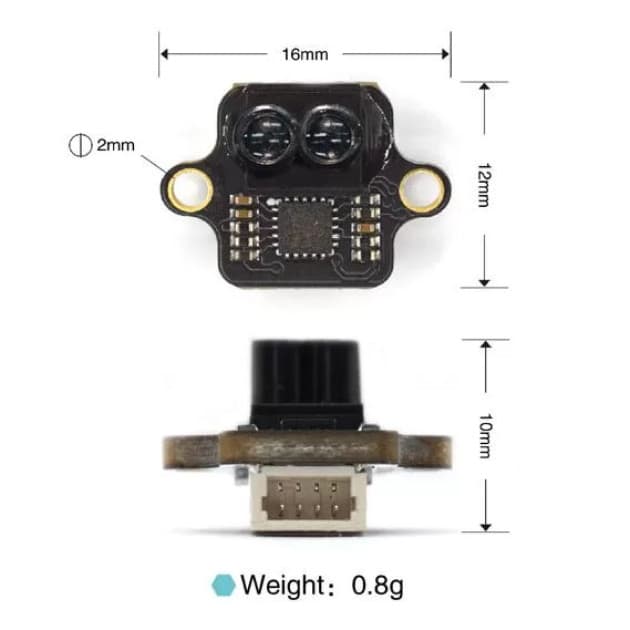 MicoAir MT-06 Laser rangefinder (6m) for fpv drones 8