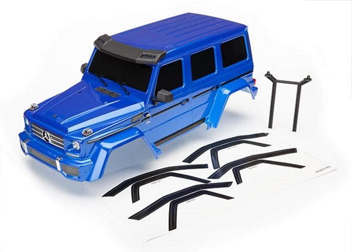 Traxxas 8811X Painted Body Mercedes-Benz G 500 4x4² Complete (Blue) for fpv drones