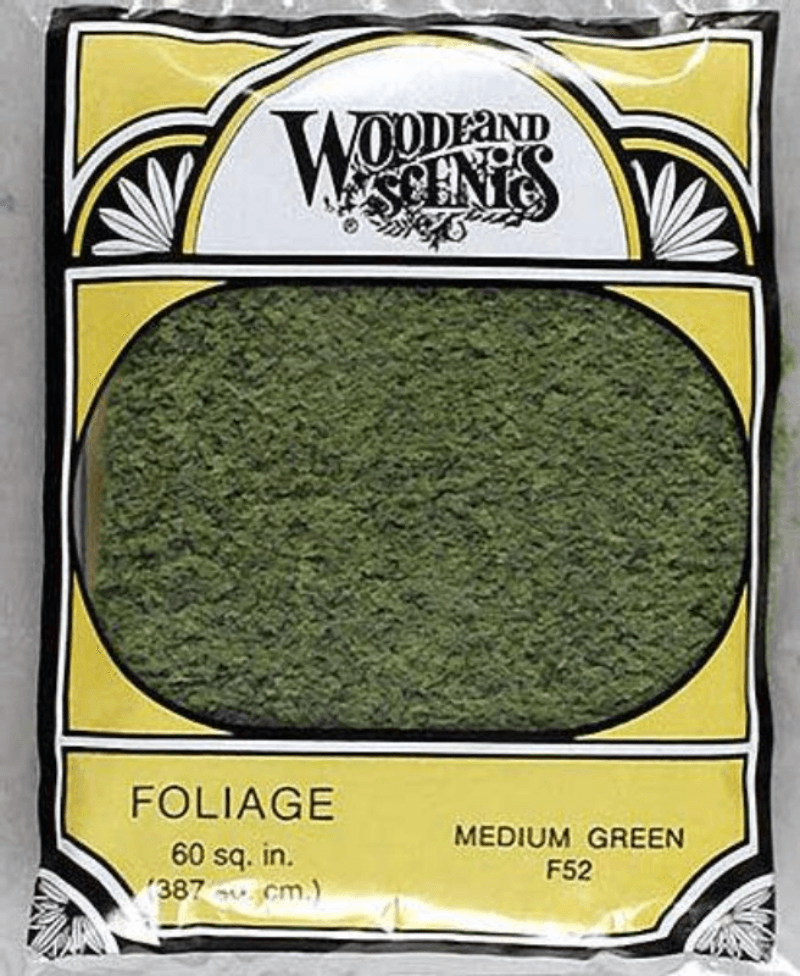 Woodland Scenics F52 N/HO Foliage Medium Green Train Scenery for fpv drones