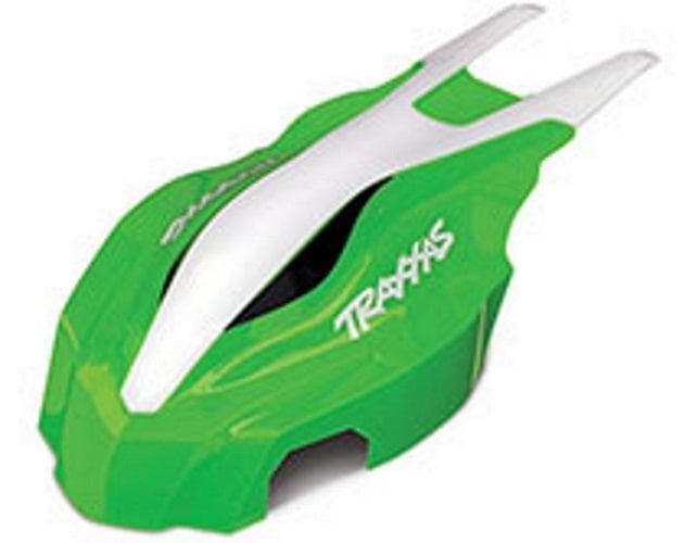 Traxxas 7914 Canopy Front Green/White Aton for fpv drones
