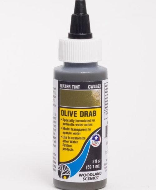 Woodland Scenics CW4523 Water Tint Olive Drab for fpv drones