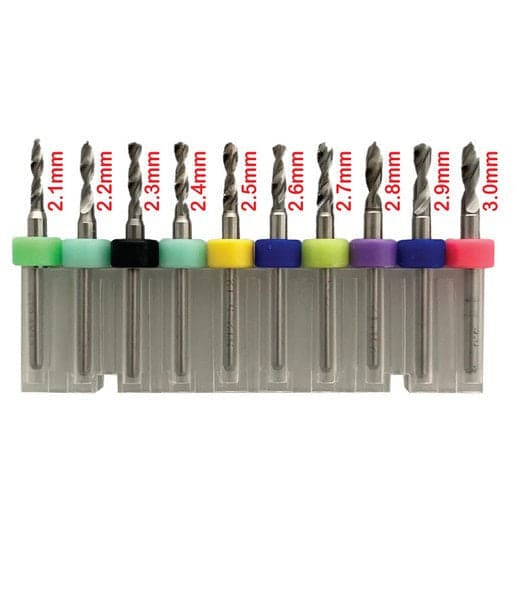 TUNGSTEN MICRO DRILL BIT SET W/HANDLE 31 PIECE for fpv drones 7