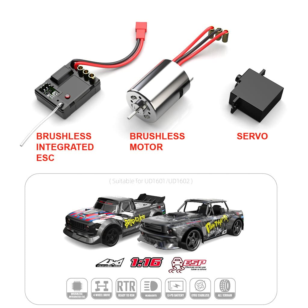 UDIRC Panther Pro Drift Car Brushless RTR for fpv drones 2