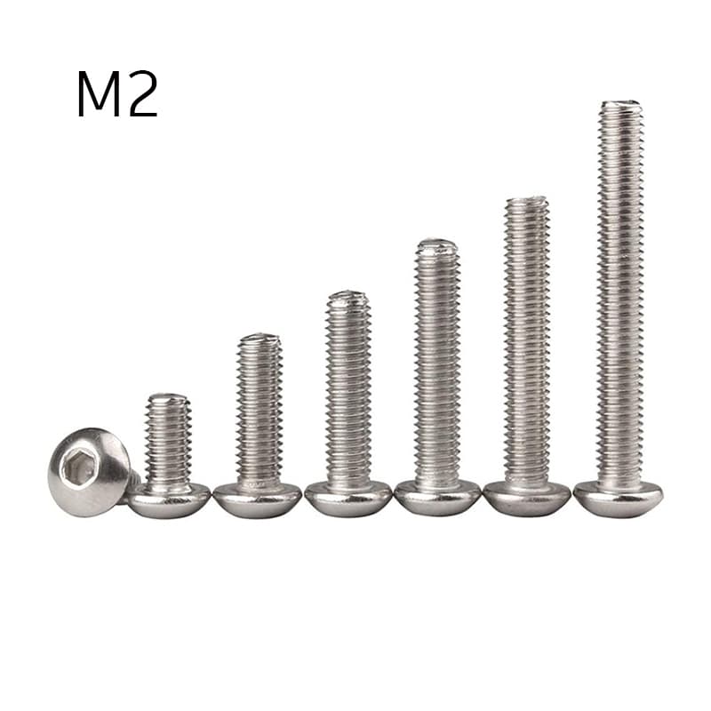 Tornillo INOX Allen M2 (10 unidades) for fpv drones 1