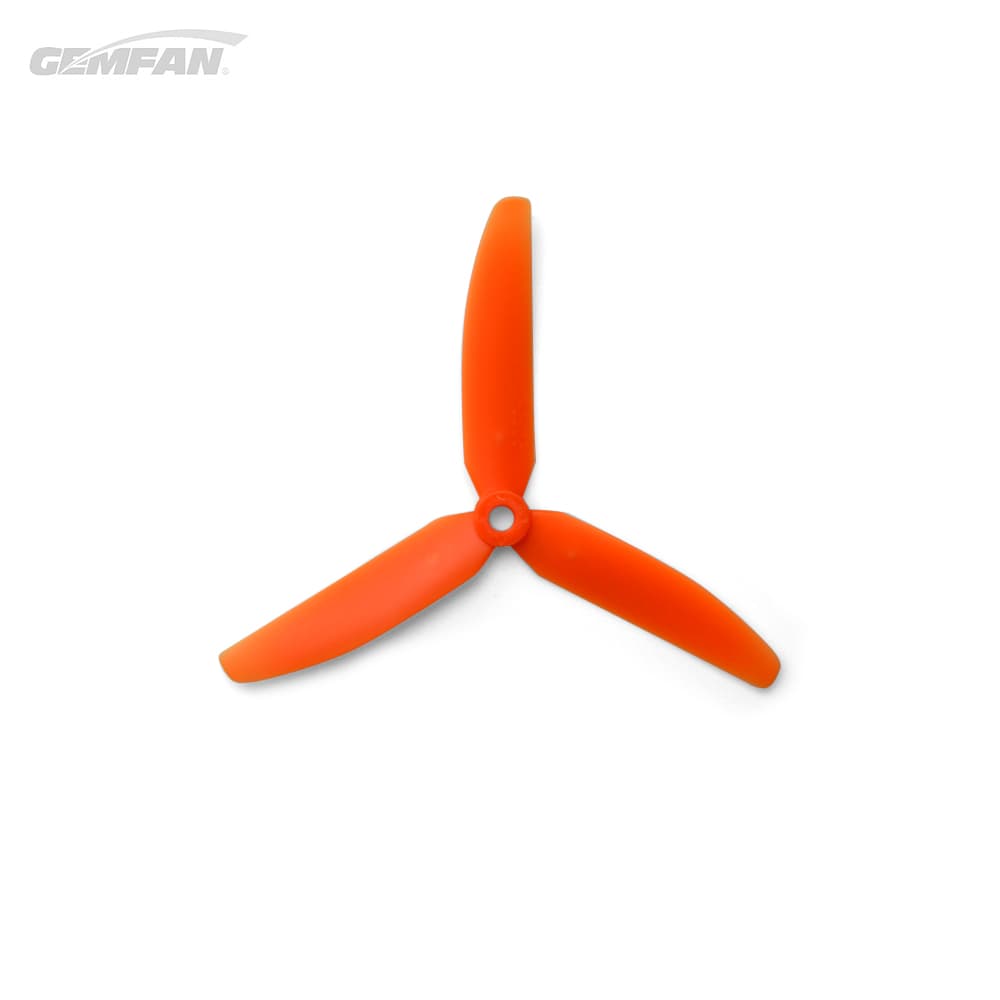 Gemfan 5030 3-blade Propellers (3 stuks) - ORANJE - CCW (linksom) for fpv drones 1