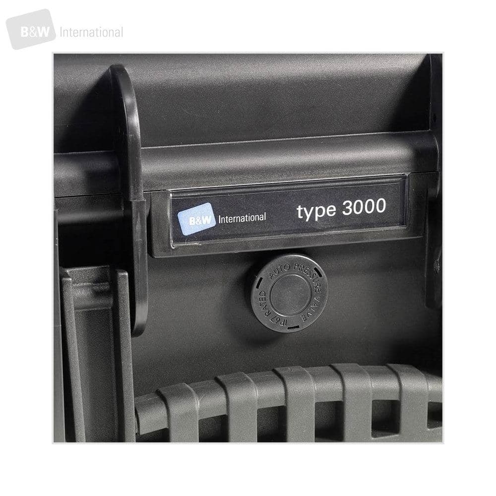 B&W Outdoor Cases - Type 5000 - Zwart - Foam for fpv drones 4