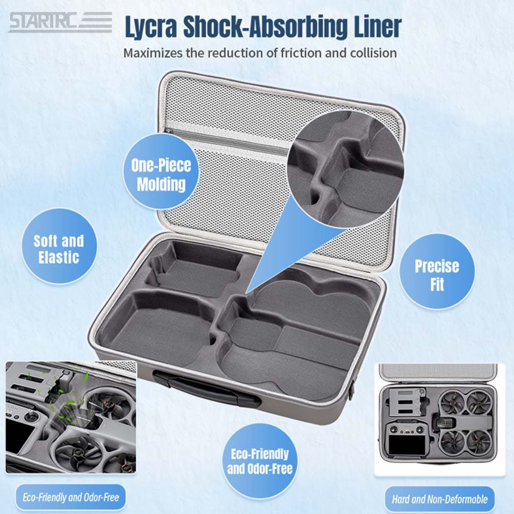 StartRC Carrying Case voor DJI Avata 360 + DJI RC 2 Controller for fpv drones 5