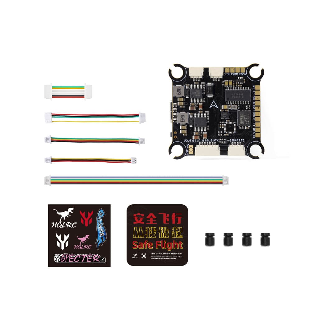 HGLRC F405 8S V1 Flight Controller for FPV Racing/freestyle Drones for fpv drones 1
