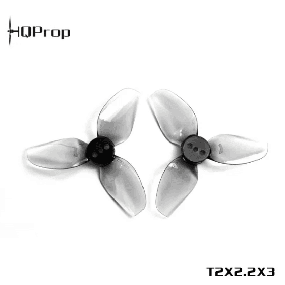 HQProp T2X2.2X3 Grey (2CW+2CCW)-Poly Carbonate for fpv drones 1