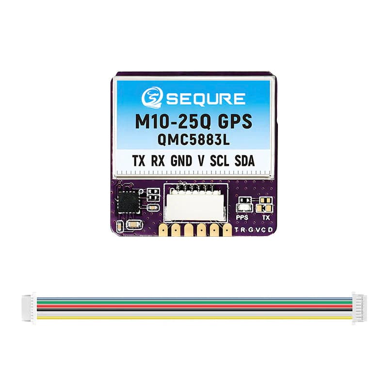 Sequre M10-25Q GPS Module with QMC5883L Compass Fast Positioning INAV BF Fixed-wing Drone for fpv drones