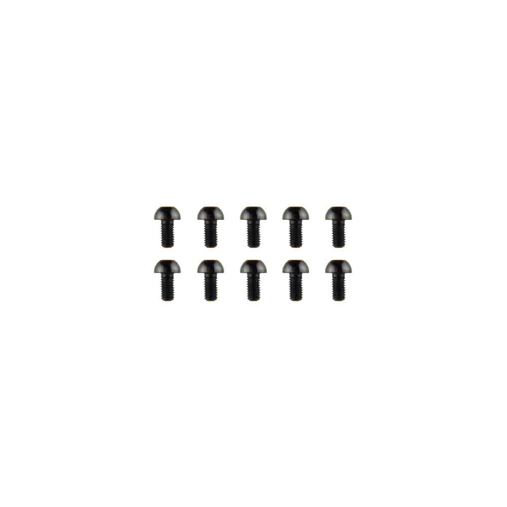 M3x6mm Aluminium Bolkop Hex Schroef (10 stuks) - ZWART for fpv drones 1