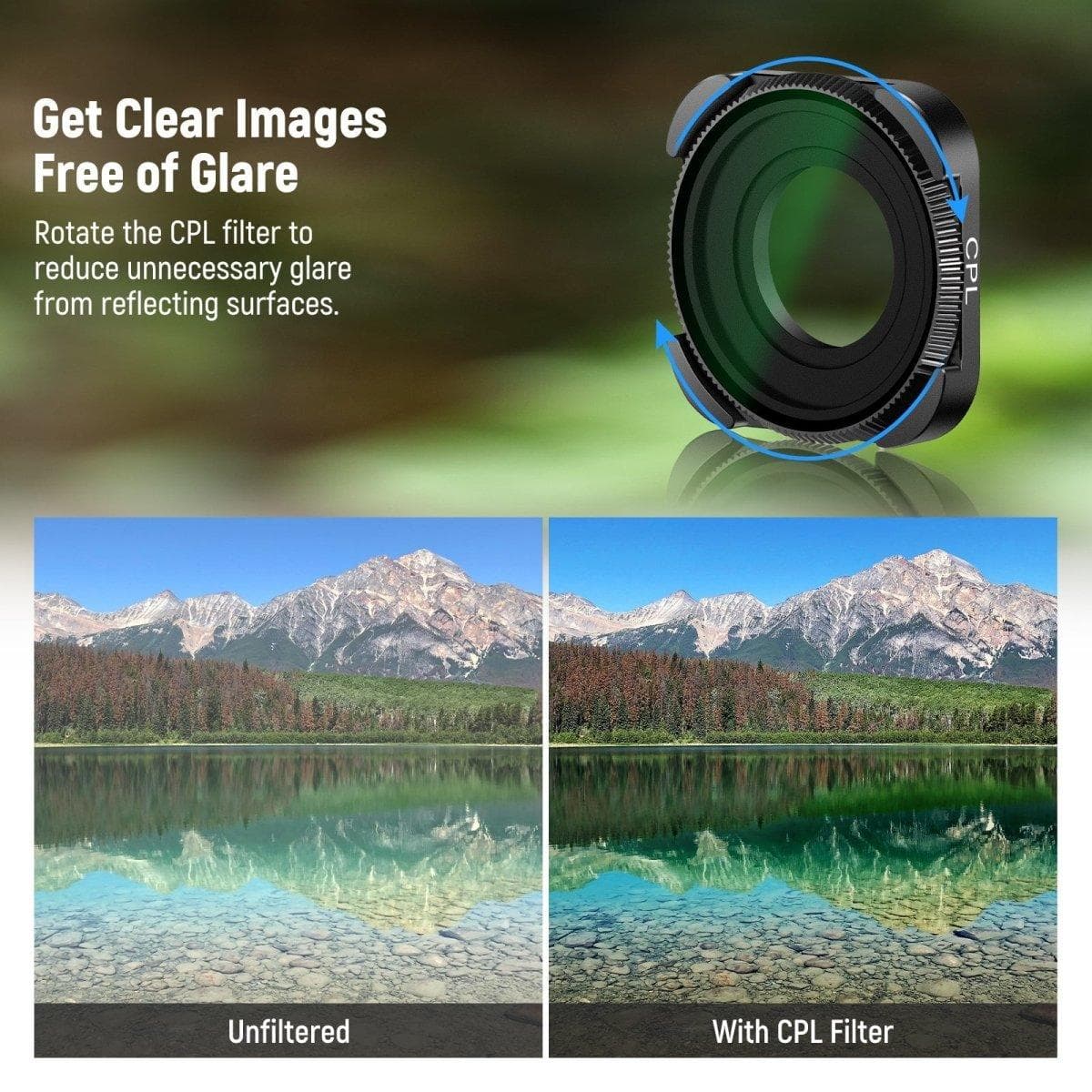 NEEWER 4 Pack ND Filter Set Compatible with GoPro Hero 12/11/10/9 for fpv drones
