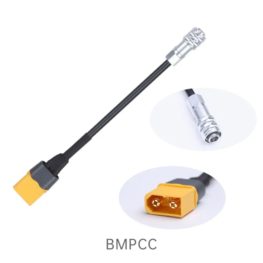 iFlight XT60H-Male to BMPCC 4K/6K Power Cable for fpv drones