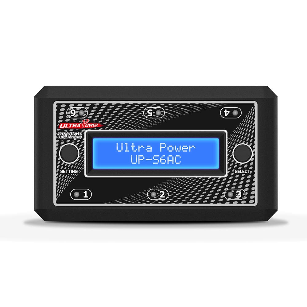 EMAX Ultra Power UP-S6AC 6x4.35W 1S AC-DC LiPO-LiHV Battery Charger With Micro MX MCPX JST for fpv drones 2