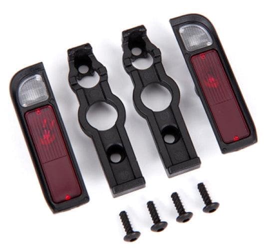 Traxxas 9122 Tail Light Housing Black (2) / Lens (2) /Retainers (Left & Right) TRX-4 for fpv drones