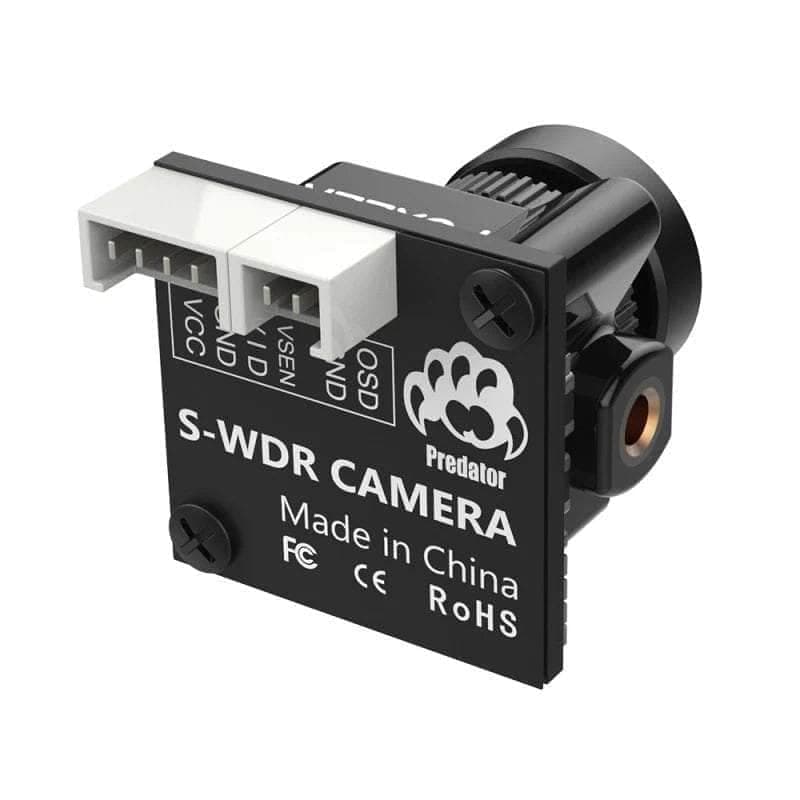 Foxeer Predator V5 Micro 1000TVL CMOS 4:3/16:9 PAL/NTSC FPV Camera (1.7mm) Naked - Black for fpv drones 2