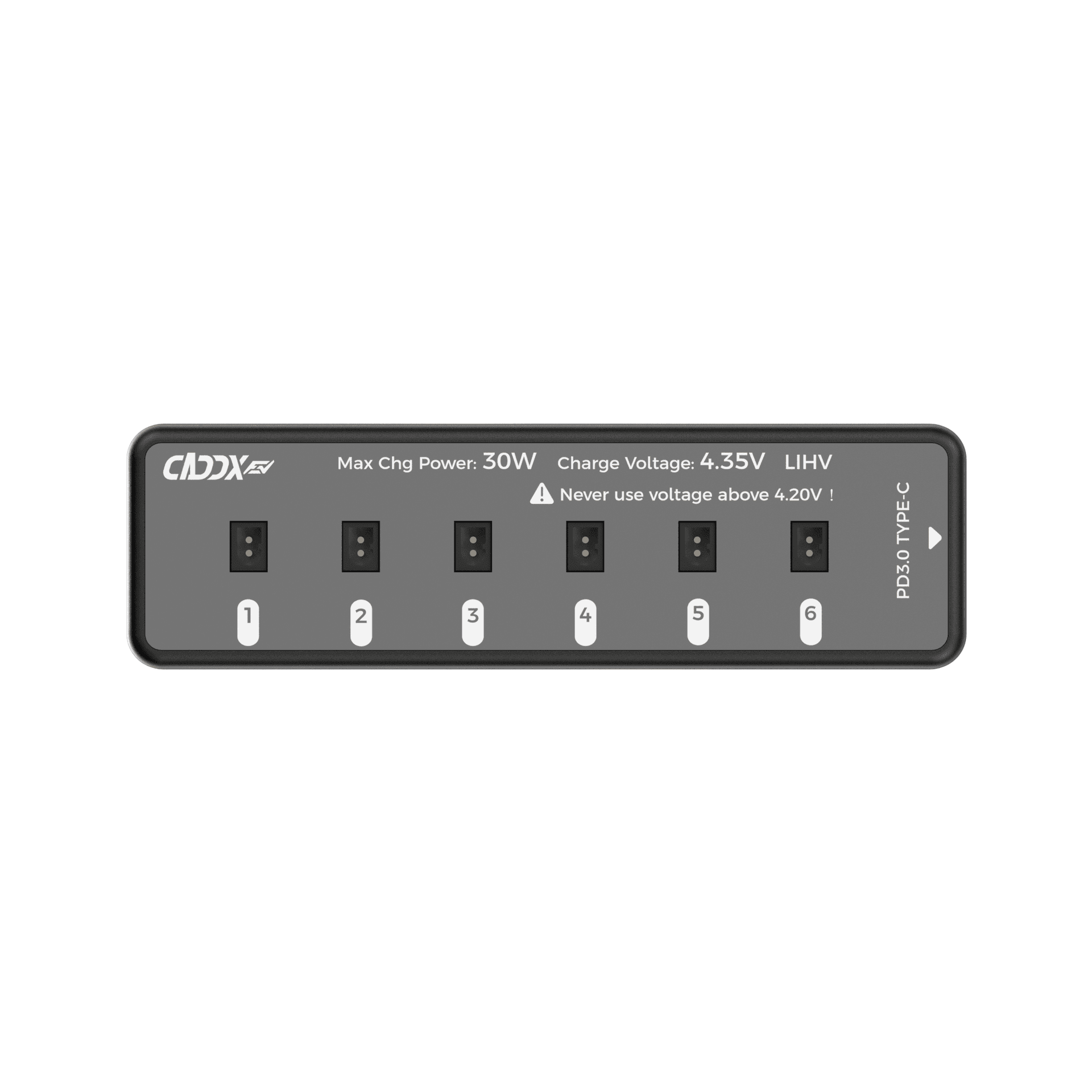 CADDXFPV Curve Micro 16 6-Channel A30 LiHV Battery Charger for fpv drones 3