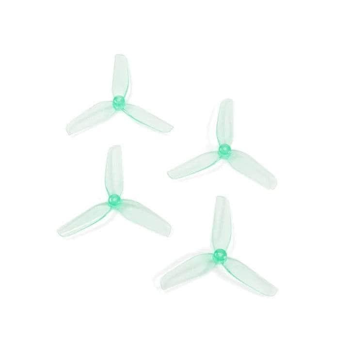 Sub250 x HQ Prop 2010-3 / 2" Tri-Blade Props for 1.5mm Shaft - Clear Blue for fpv drones 2