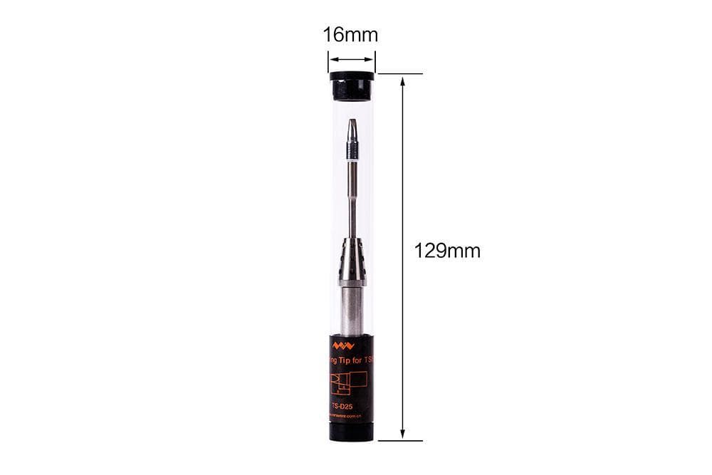 D25 Soldering Tip Replacement (Compatible with TS80/TS80P/TS1C) for fpv drones 2