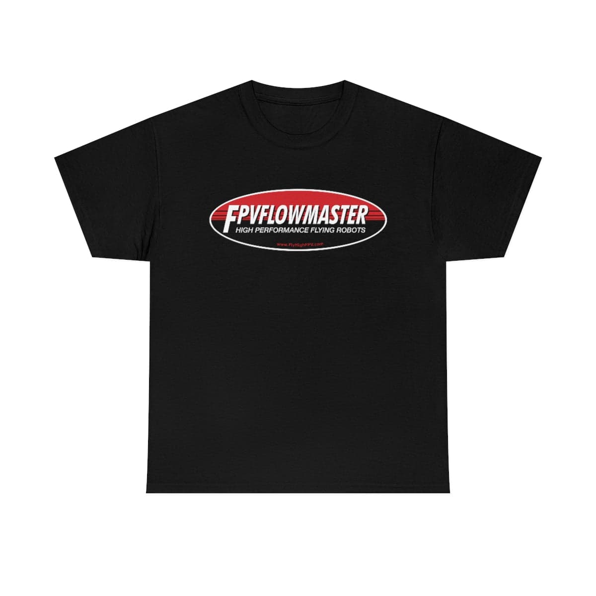FPV Flow Master - Red Logo - T-Shirt for fpv drones 19