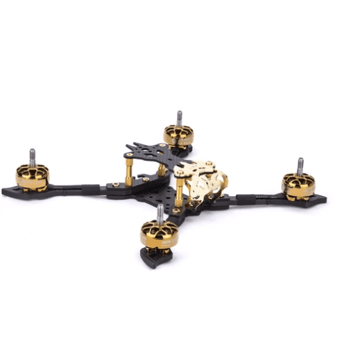 FLYWOO VAMPIRE-2 5'' Racing/Freestyle Frame Kit - Gold for fpv drones