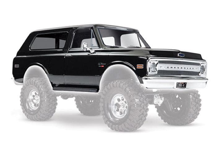 Traxxas 9112X Body Chevrolet Blazer (1969) Complete (Black) TRX-4 for fpv drones