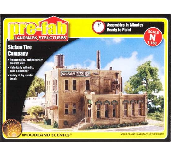 Woodland Scenics PF5204 N Sicken Tire Company Structure Kit for fpv drones