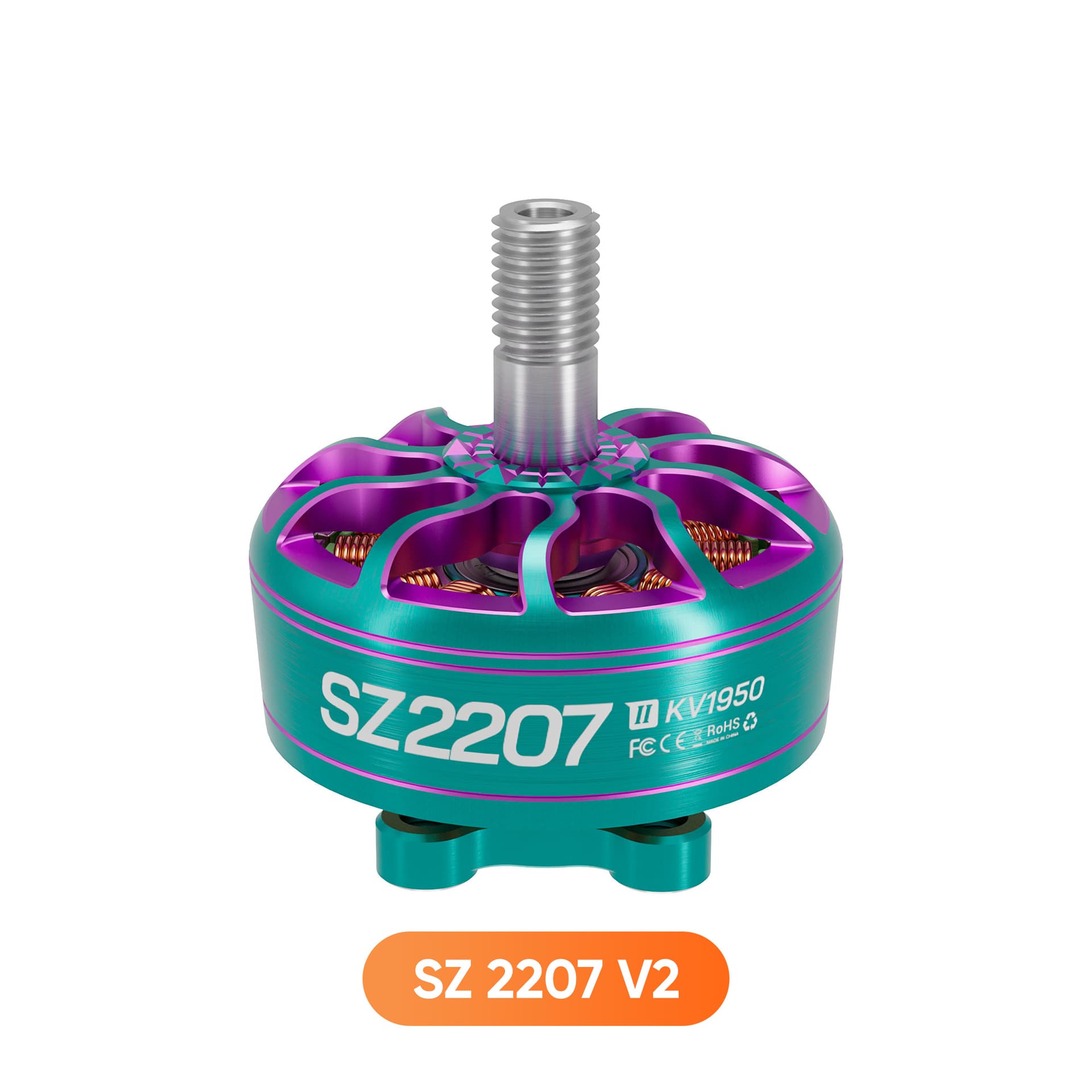 MEPS SZ2207 V2 Motor for 5inch Racing Drone 1750KV/1950KV/2750KV for fpv drones 24