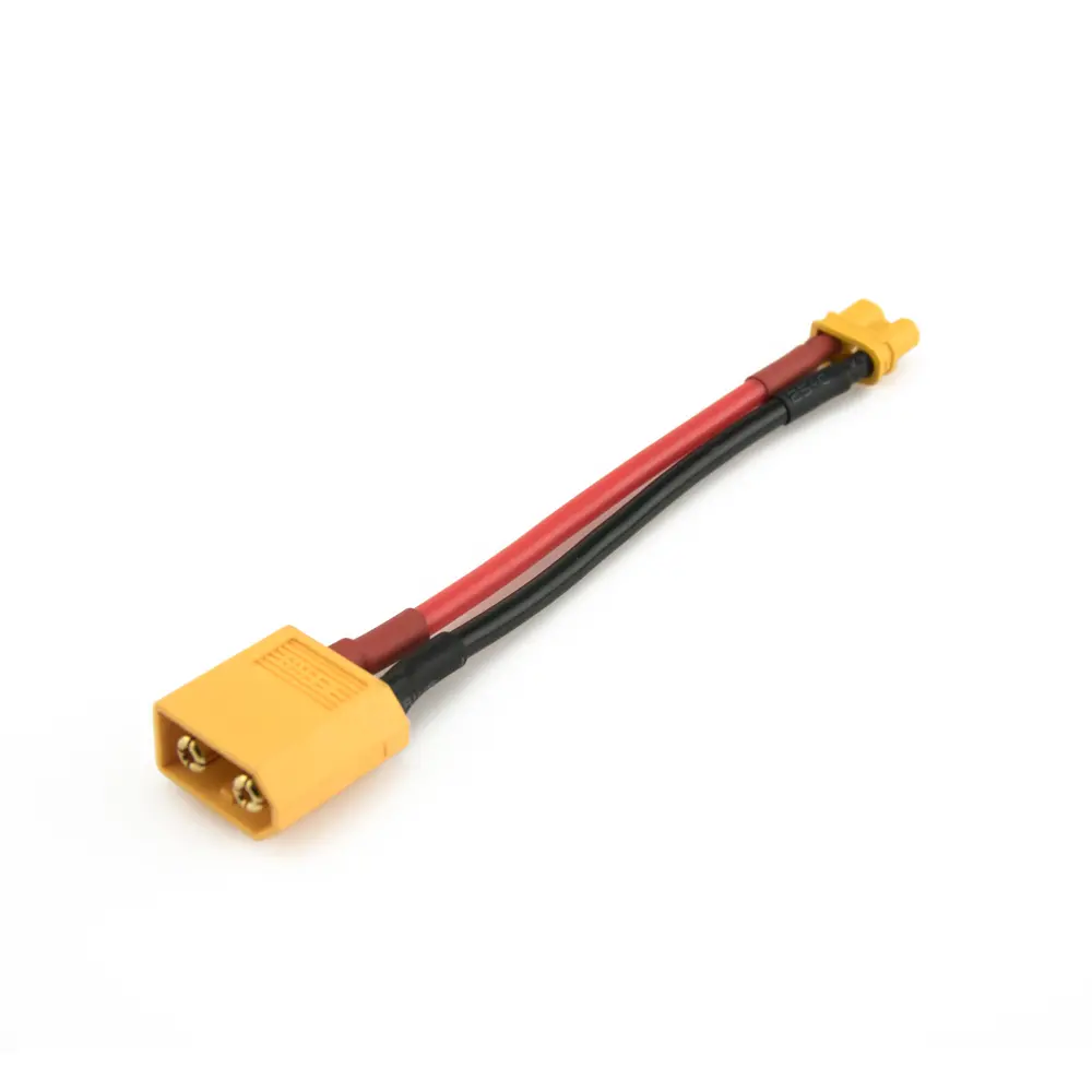8cm XT60 Male to XT30 Female Cable Adapter - 3 for fpv drones