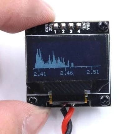 Portable 2.4 GHz Spectrum Analyser (OLED Display) for fpv drones 1