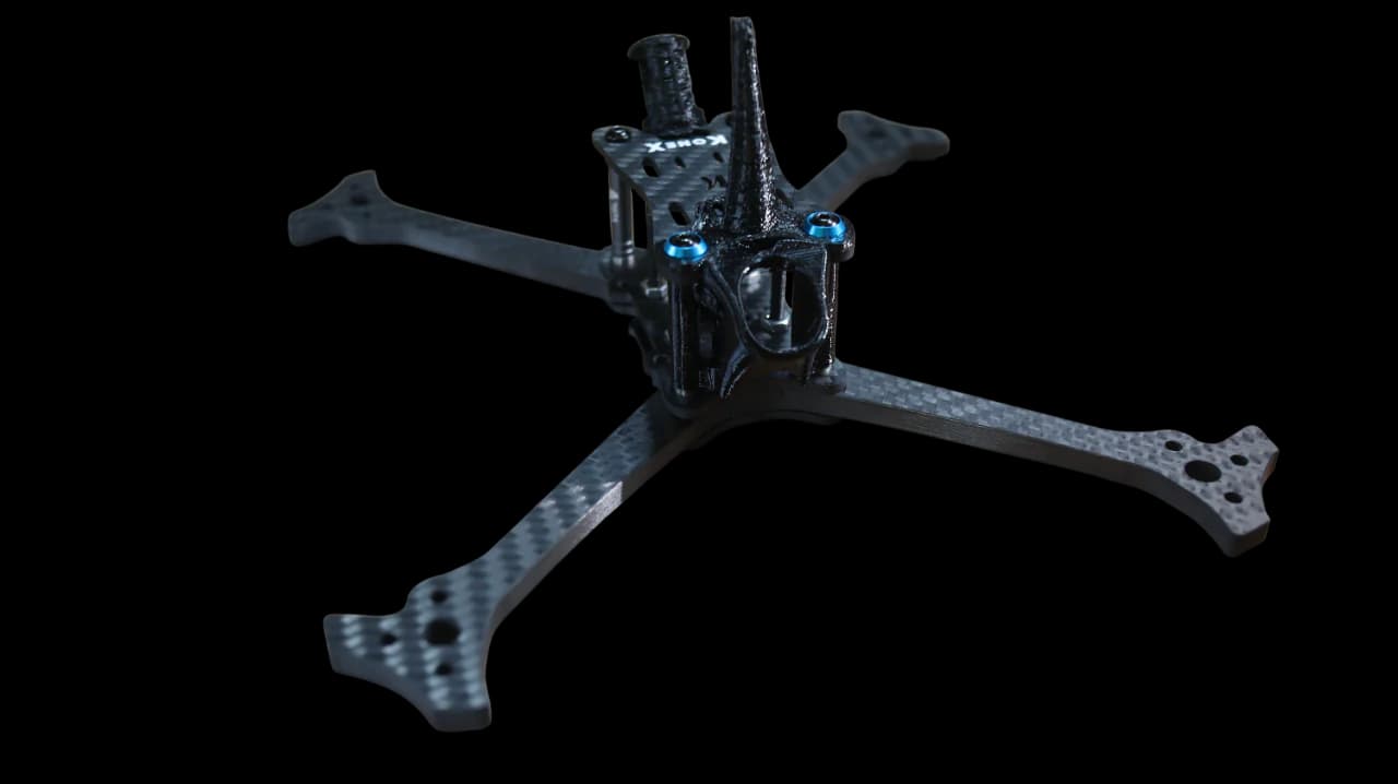 KoneX Racing Frame Stretch V3 | Chasis FPV 5″ de Carbono para Racing for fpv drones 3