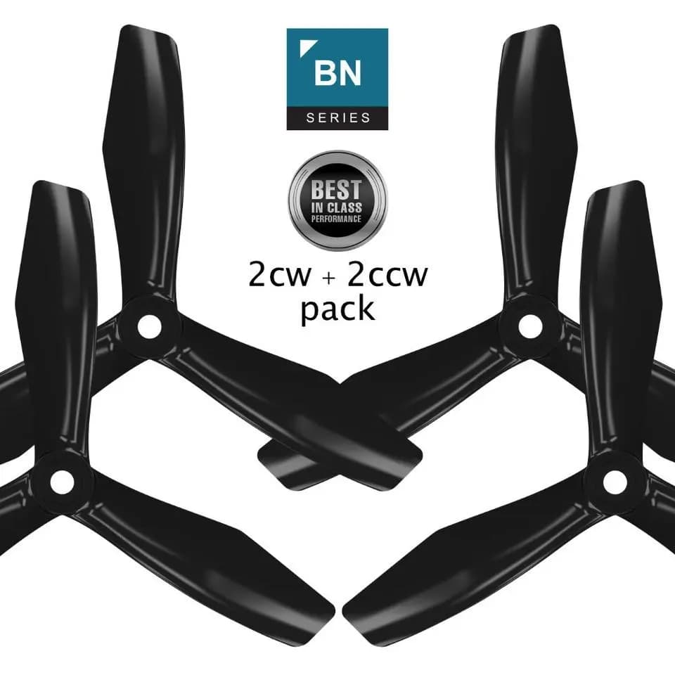 Master Airscrew BN-3Blade - 5x4.5 Prop Set X4 - Black - 5" - Black