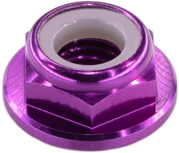 10pc M2 Nylon Locking CW Nuts pack 6061 Aluminium for fpv drones 87
