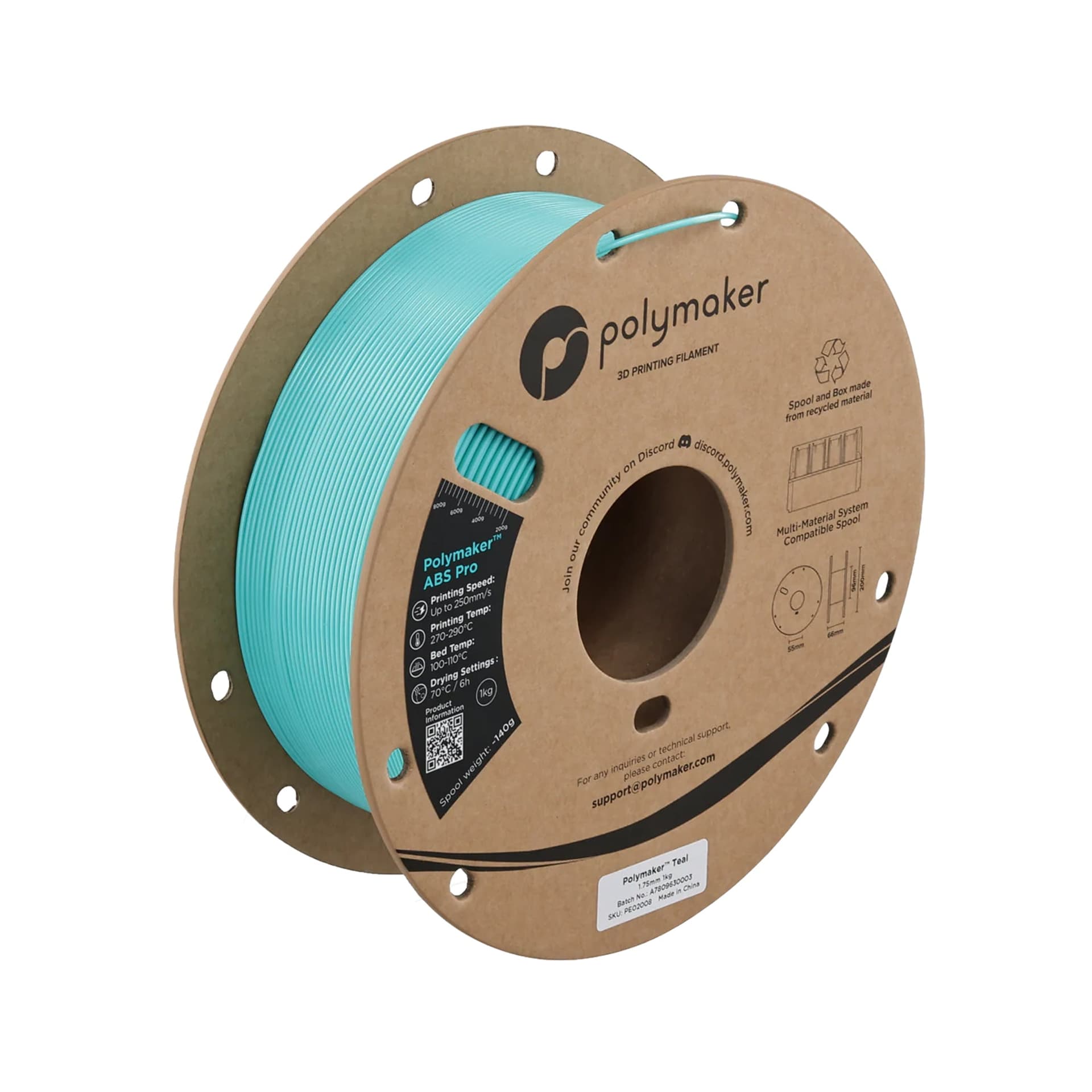 Polymaker ABS Pro 1.75mm Filament 1kg for fpv drones 8