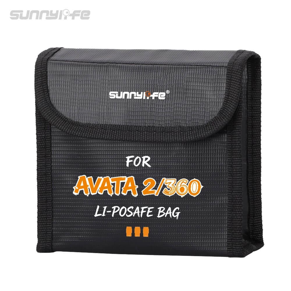 Sunnylife LiPo Safe Bag voor DJI Avata 360 & DJI Avata 2 - 3 ACCU'S for fpv drones