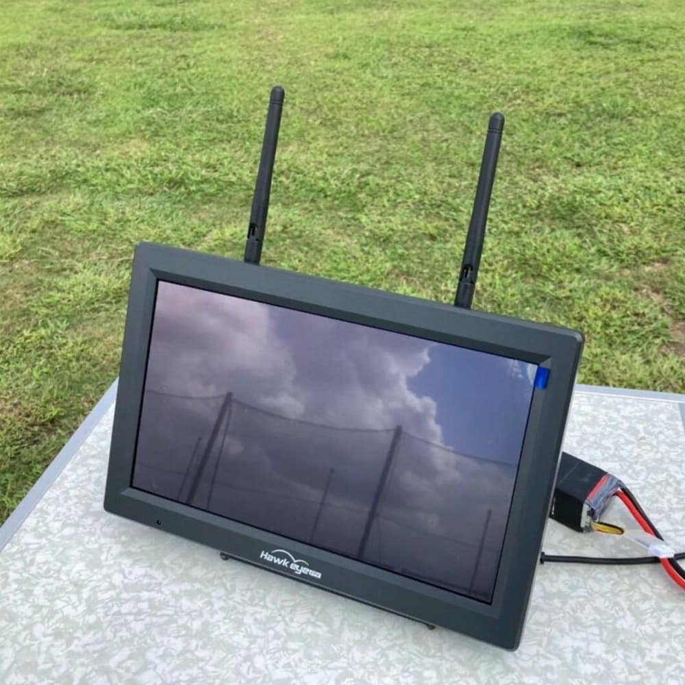 Hawkeye Captain Little Pilot 5.8GHz 10.2" FPV Monitor w/ Dual Receivers - 7.5 - Black for fpv drones 8