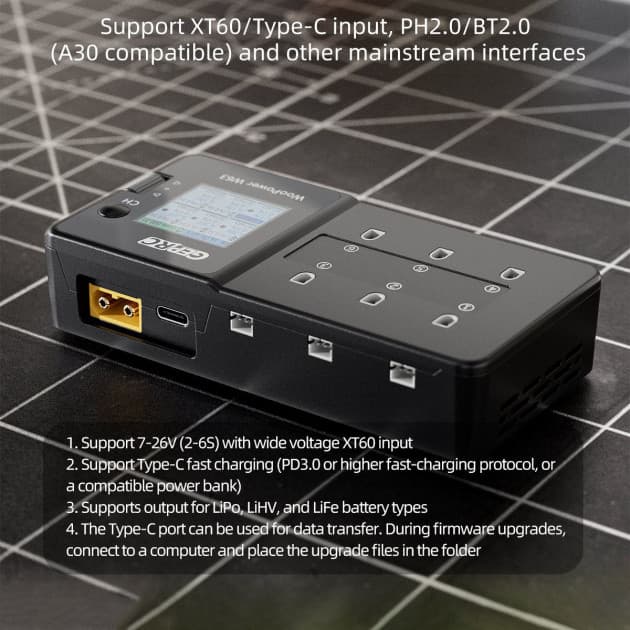 GEPRC WooPower W63 1S battery charger for fpv drones 8