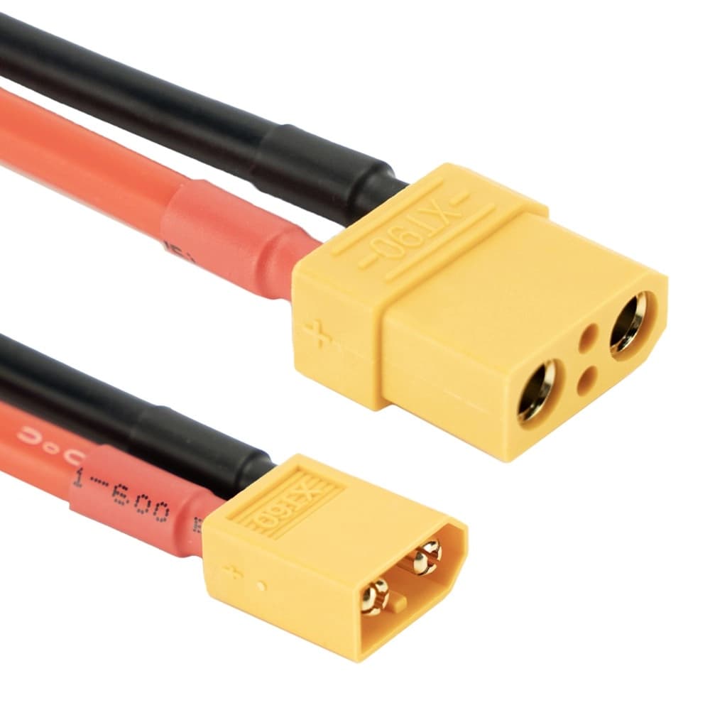 XT90 Female to XT60 Male Adapter - 80mm - 1 for fpv drones 2