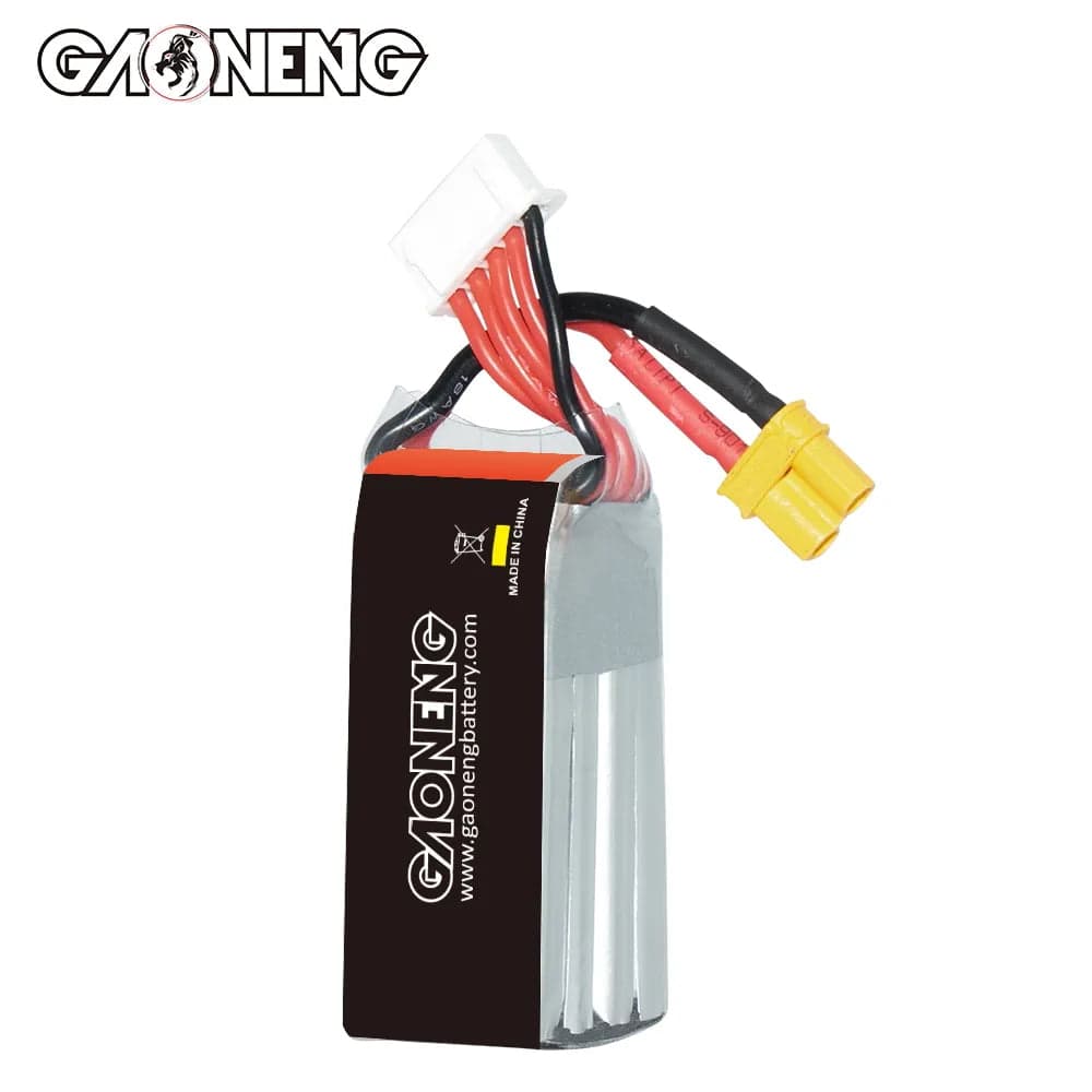 GAONENG GNB 4S 14.8V 350mAh 60C XT30 LiPo Battery [DG] for fpv drones 3