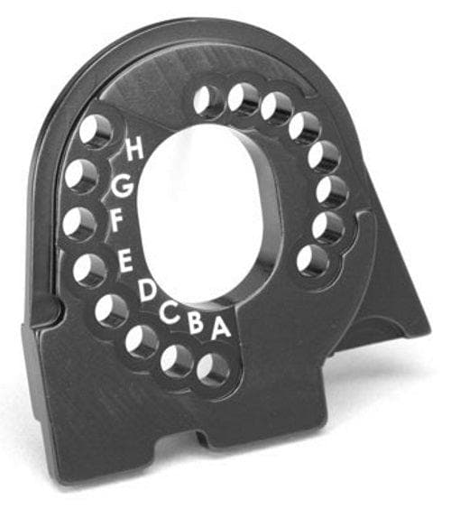 Traxxas Motor Mount Plate 6061-T6 Aluminum (Charcoal Gray-Anodized) TRX-4 for fpv drones